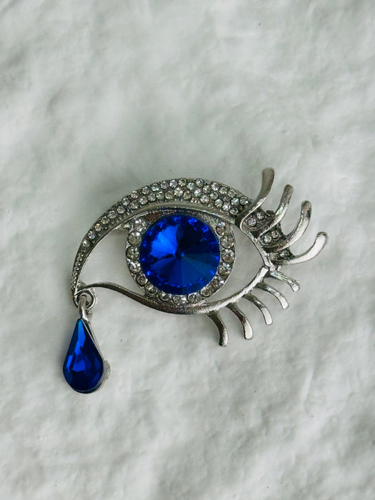 Teardrop Eye Brooch