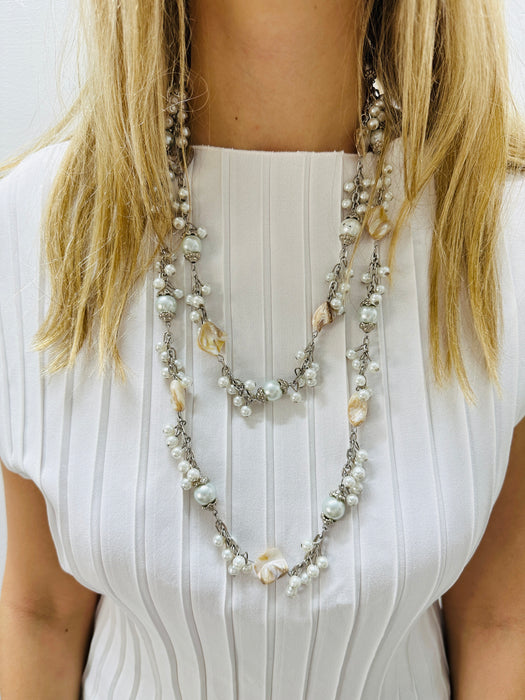 Perla Necklace - White ~ ALL JEWELLERY 3 FOR 2
