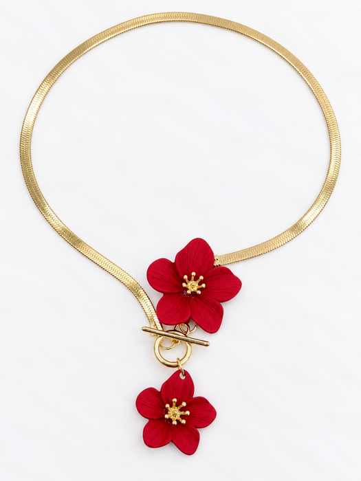 Scarlet Necklace - Red