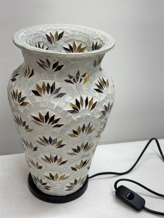 Small Mosaic Vase Lamp - Flower