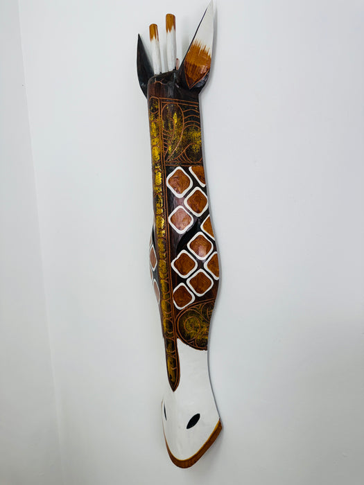 Wood Mask - Giraffe Large