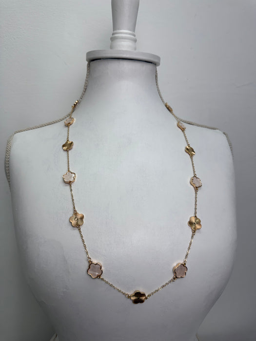 Trèfle Necklace - Cream