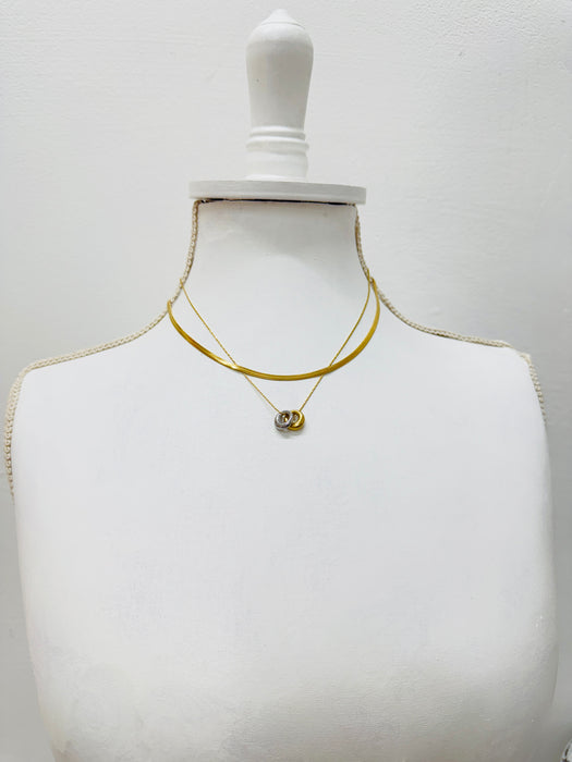 Cleta Necklace - Gold ~ ALL JEWELLERY 3 FOR 2
