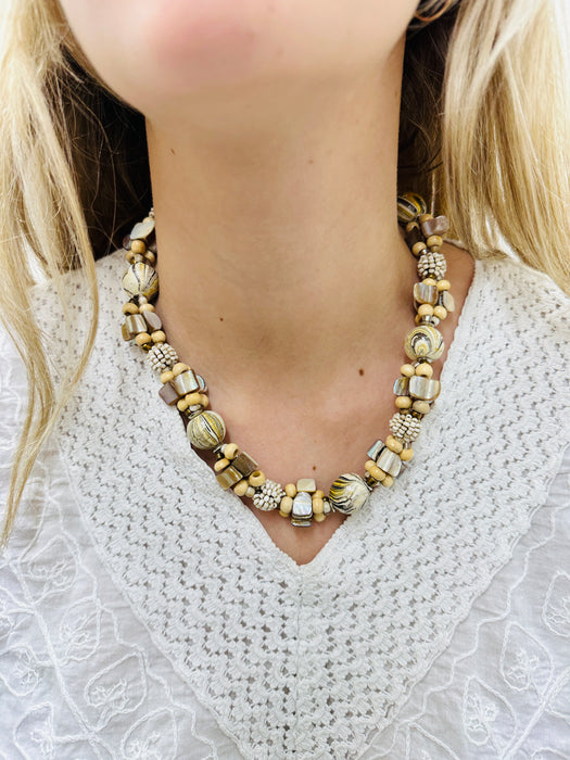 Candy Necklace - Cream ~ ALL JEWELLERY 3 FOR 2