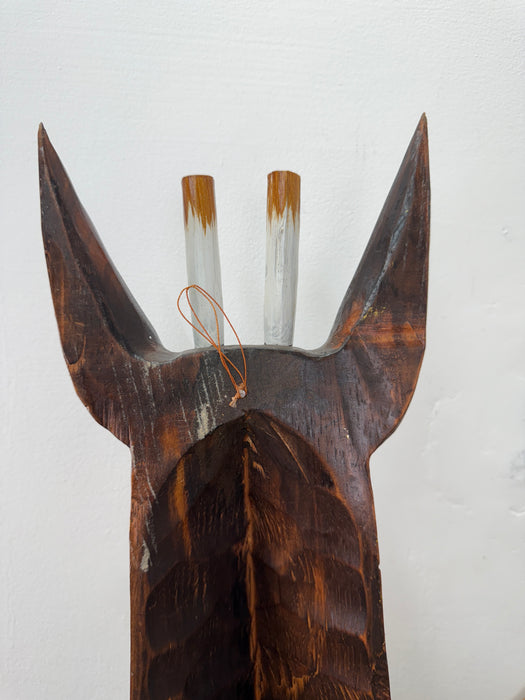Wood Mask - Giraffe Large