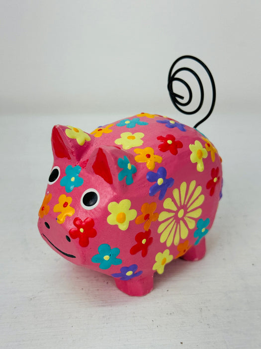 Flower Pig - Pink