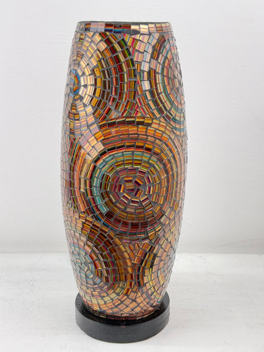 Mosaic Spiral Lamp - Bronze