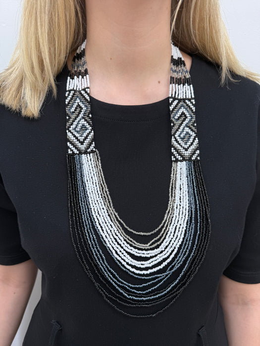 Otonia Necklace - Black ~ ALL JEWELLERY 3 FOR 2