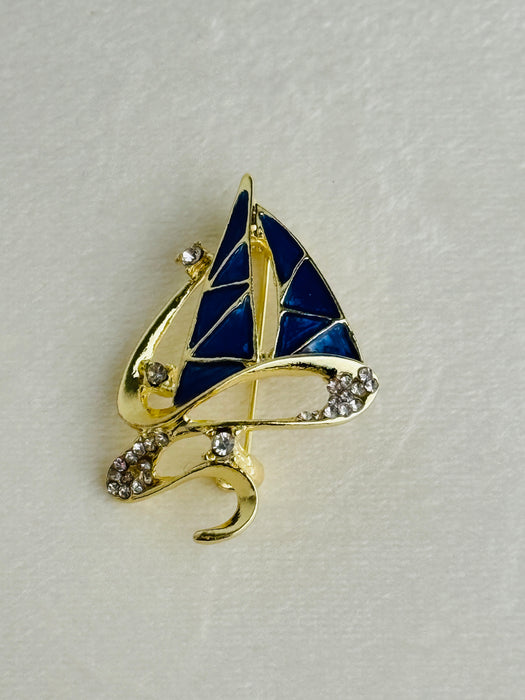 Sailboat Brooch