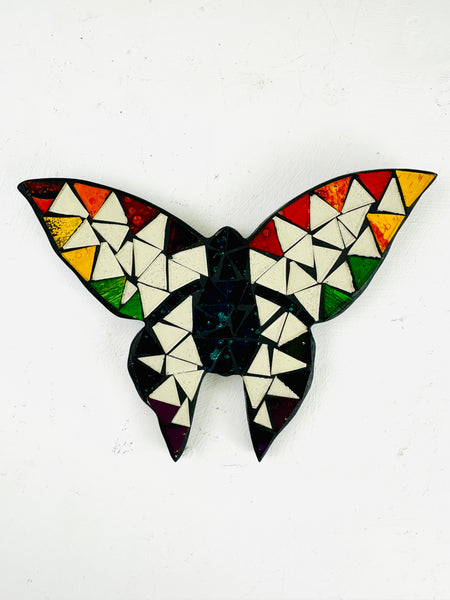 front view of mosaic butterfly