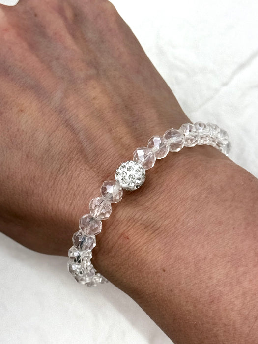 Jemsa Bracelet - Clear Crystal