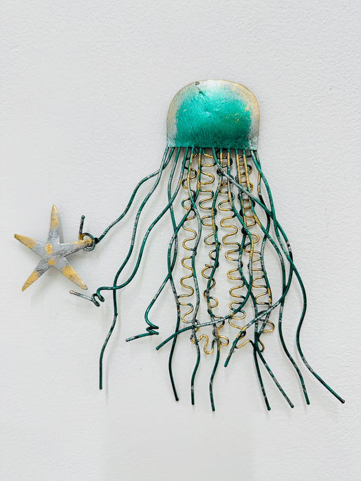 Jellyfish with Sea Star- Green