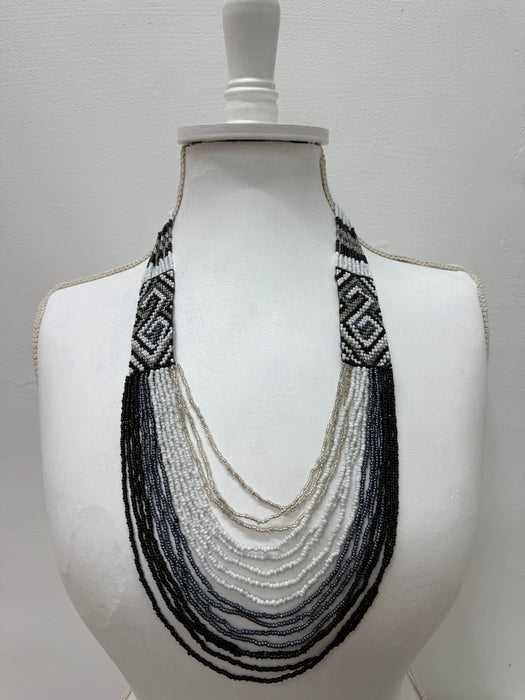 Otonia Necklace - Black ~ ALL JEWELLERY 3 FOR 2