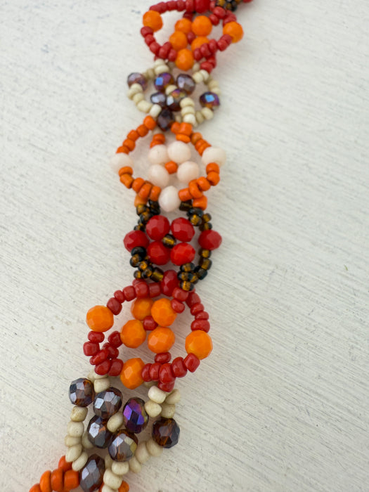 Leto Bracelet - Orange ~ ALL JEWELLERY 3 FOR 2