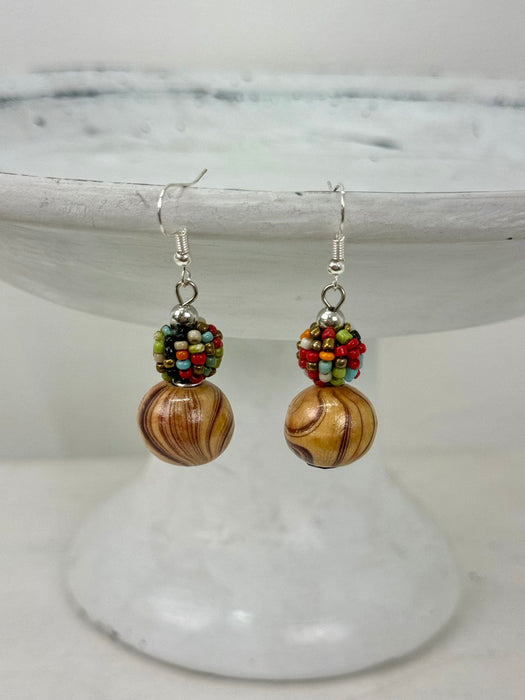Candy Earrings - Brown