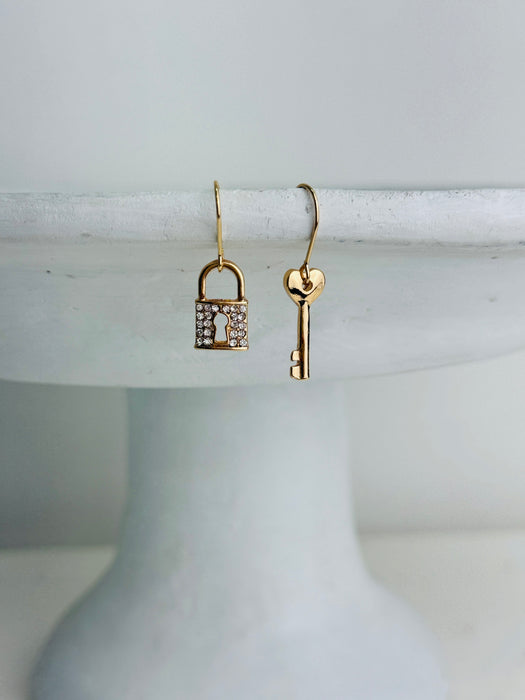 Key & Lock Earrings