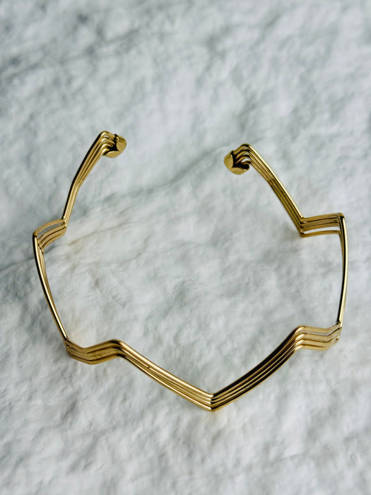 Nanna Cuff Bracelet - Gold
