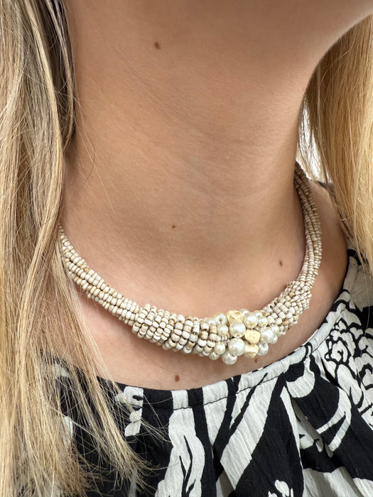 Zara Choker - Cream~ ALL JEWELLERY 3 FOR 2