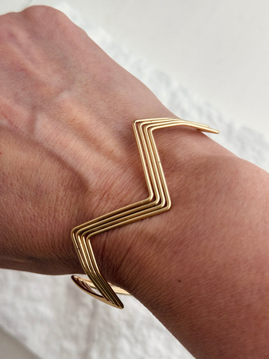 Nanna Cuff Bracelet - Gold