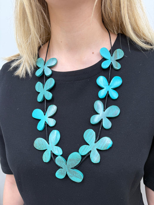 Papilio Necklace - Turquoise  ~ ALL JEWELLERY 3 FOR 2
