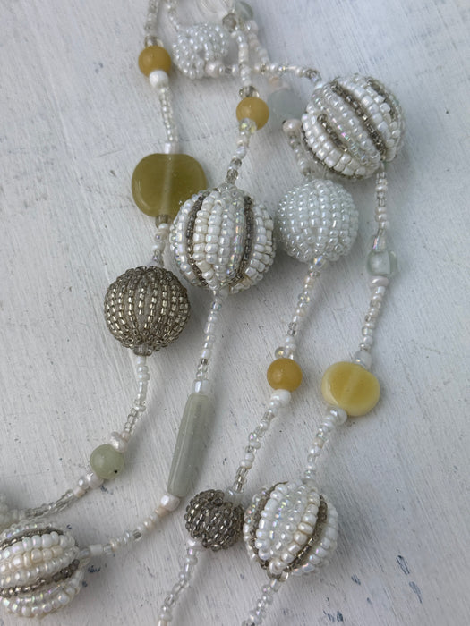 Kyra Necklace - Cream White ~ ALL JEWELLERY 3 FOR 2