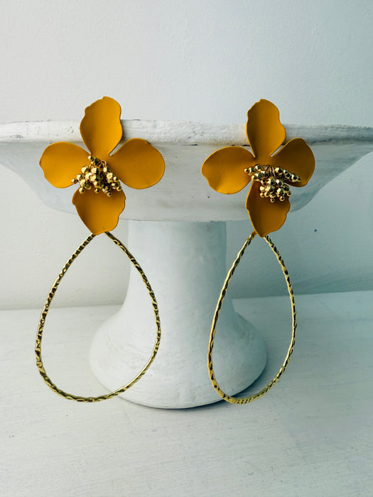Fiora Earrings - Yellow ~ ALL JEWELLERY 3 FOR 2