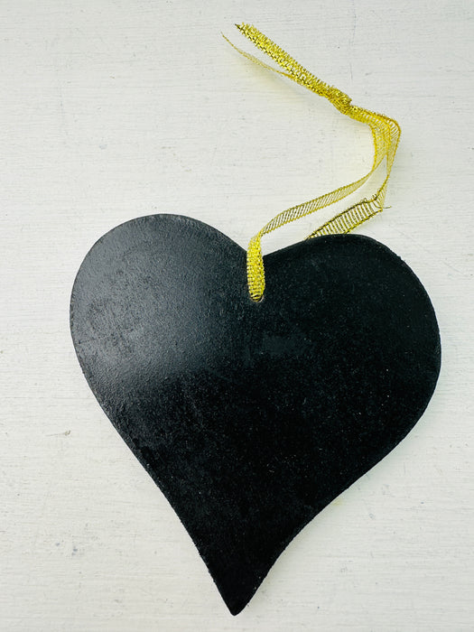 Hanging Mosaic Heart - Cyan