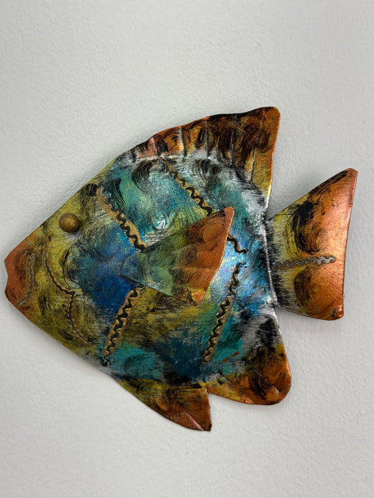 Single Banner Fish - Patina