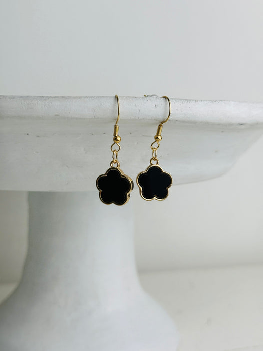 Trèfle Earrings - Black