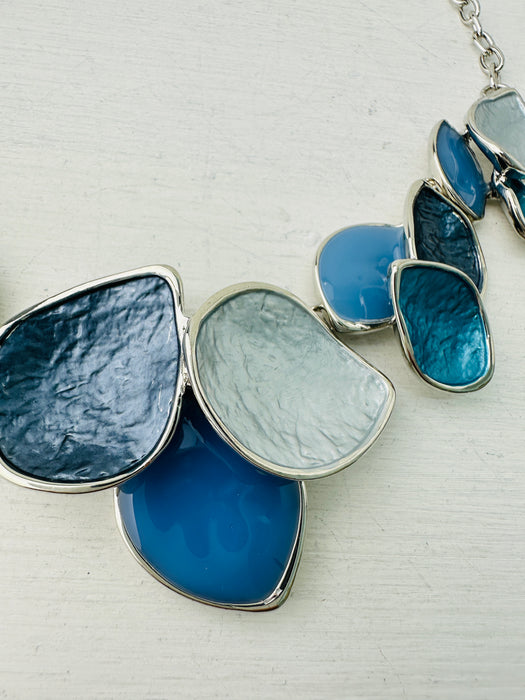 Dolley Necklace - Blue ~ ALL JEWELLERY 3 FOR 2