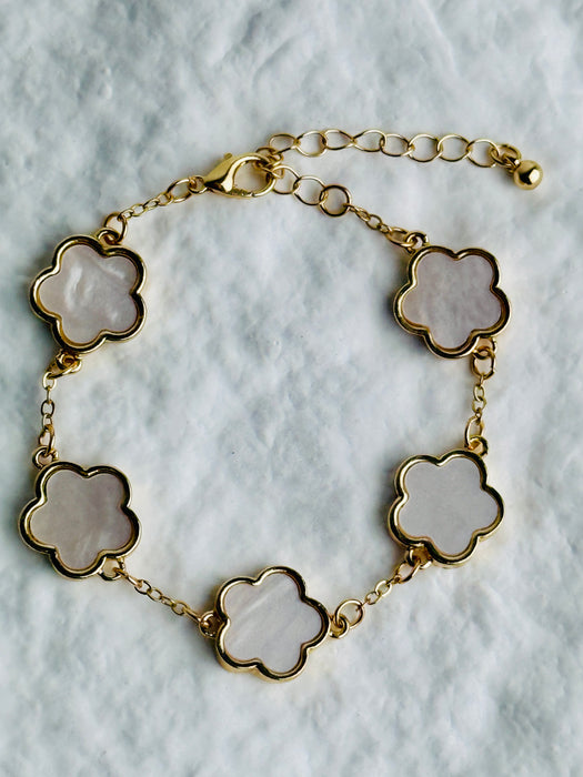 Trèfle Bracelet - Cream