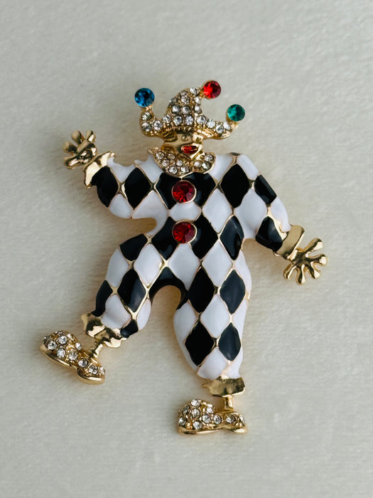 Harlequin Brooch