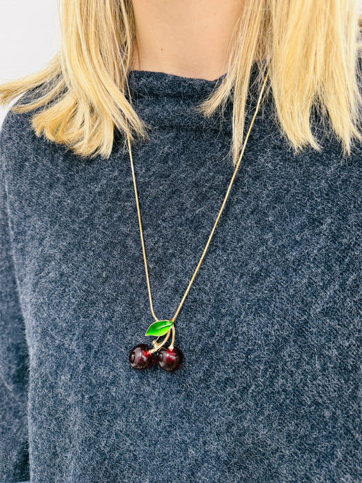 Cereza Necklace & Brooch ~ ALL JEWELLERY 3 FOR 2