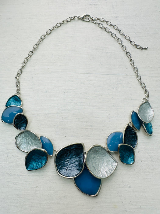 Dolley Necklace - Blue ~ ALL JEWELLERY 3 FOR 2
