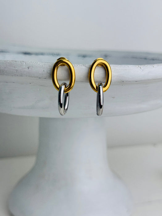 Inti Double Loop Earrings