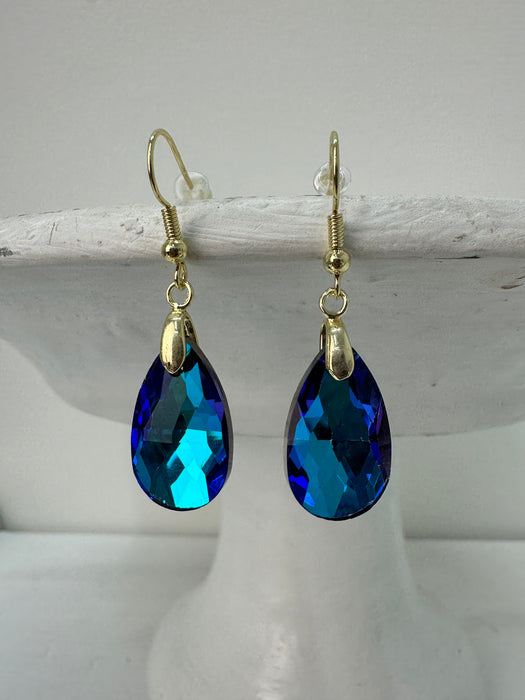 Teardrop Earrings - Ocean Blue ~ ALL JEWELLERY 3 FOR 2