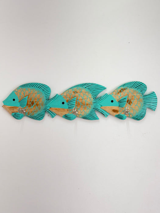 Coastal Wall Fish Hooks - Green