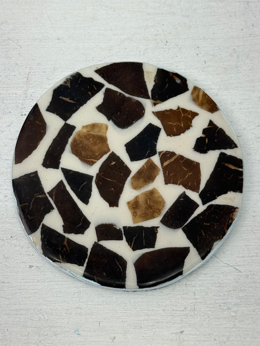 Coconut Shell Resin Coaster