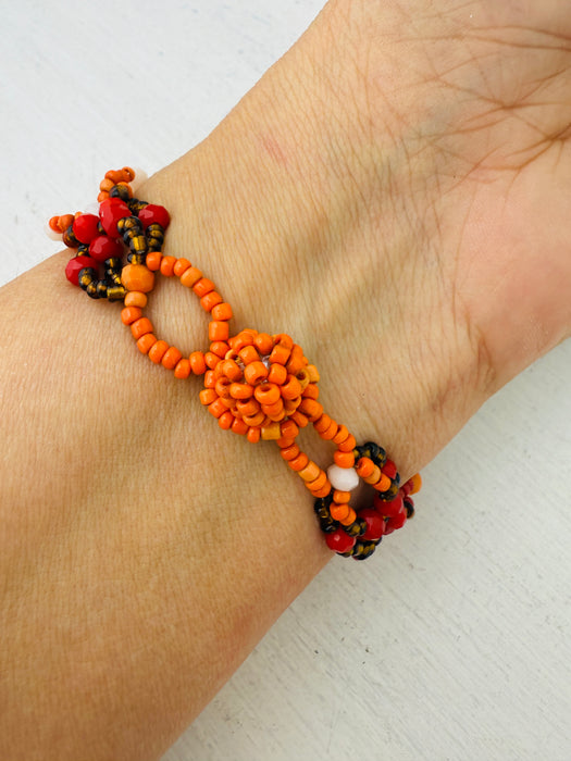 Leto Bracelet - Orange ~ ALL JEWELLERY 3 FOR 2
