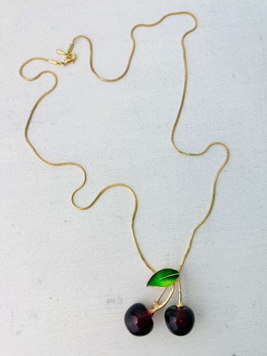 Cereza Necklace & Brooch ~ ALL JEWELLERY 3 FOR 2