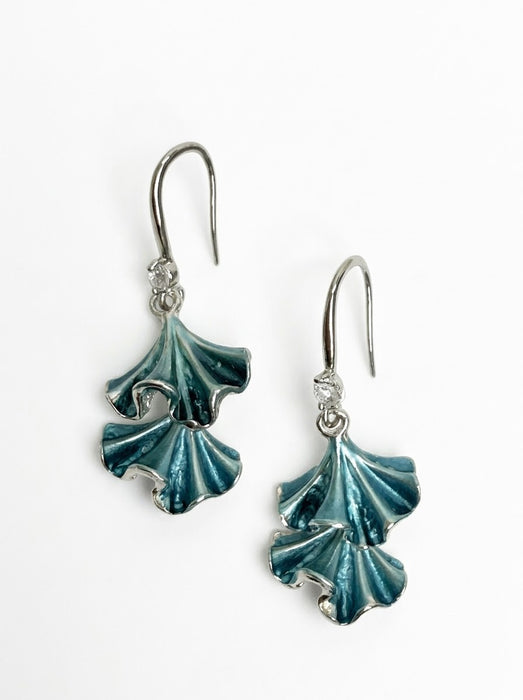 Ginkgo Leaf Earrings