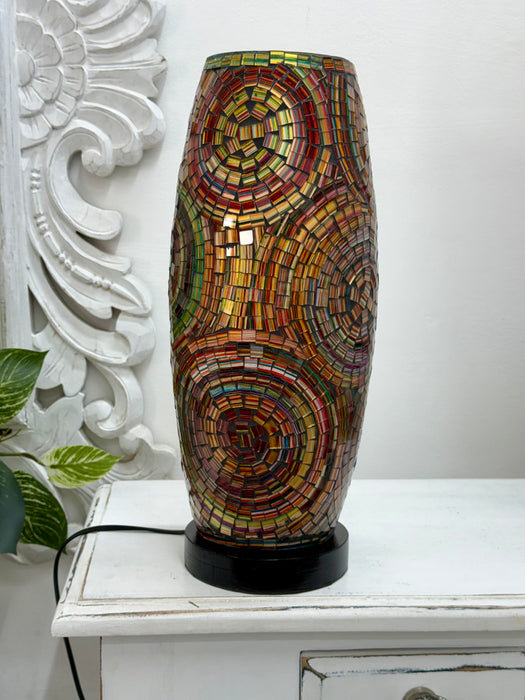 Mosaic Spiral Lamp - Bronze
