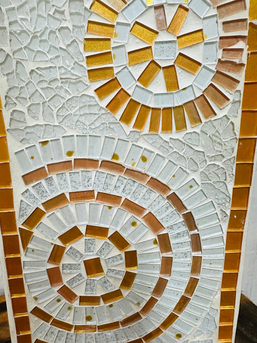Mosaic Square Lamp - Sunburst