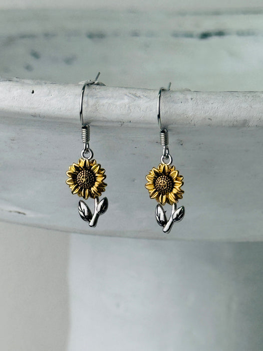Sunflower Earrings