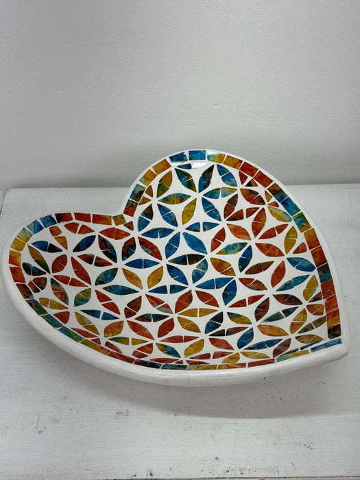 Mosaic Heart Bowl - Multi