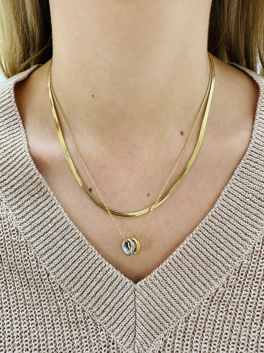 Cleta Necklace - Gold ~ ALL JEWELLERY 3 FOR 2