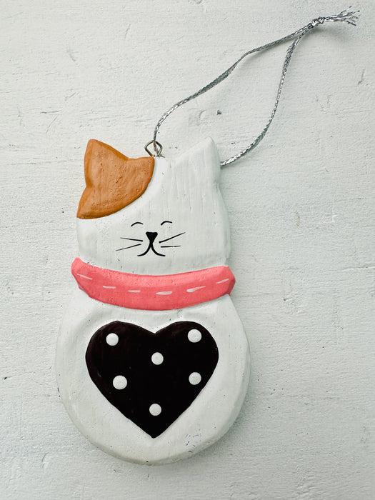 Hanging Christmas Decoration - Cat
