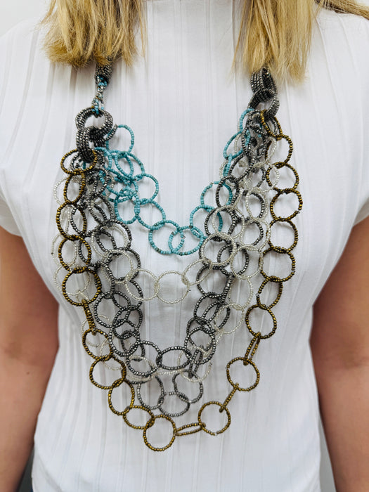 Katina Necklace - Turquoise ~ ALL JEWELLERY 3 FOR 2