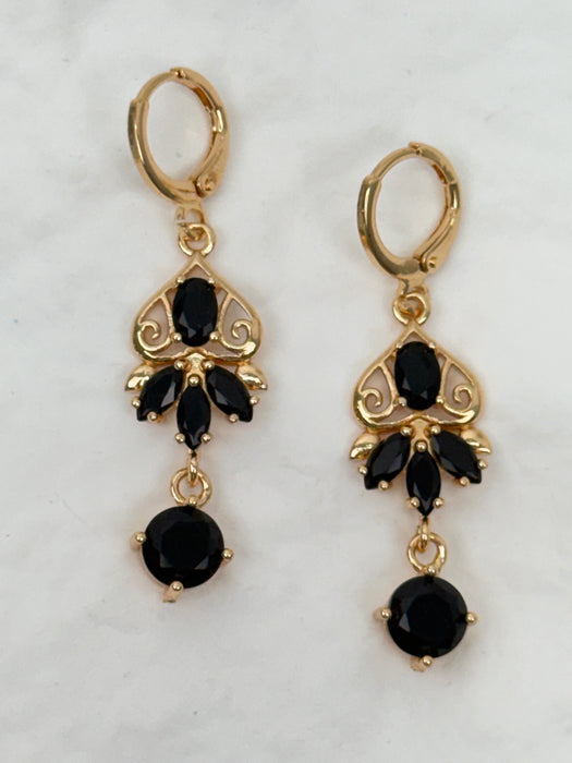 Sofia Earrings - Black