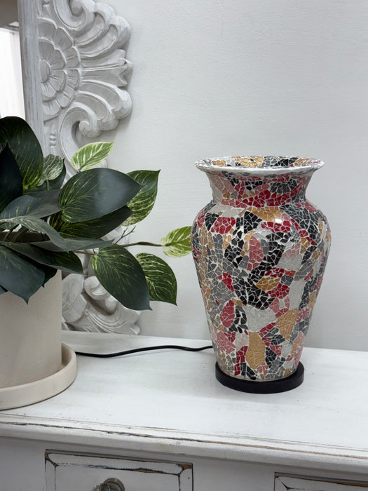 Small Mosaic Vase Lamp -  Mix Coloured